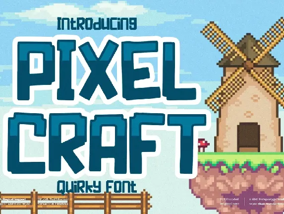 PIXEL CRAFT font