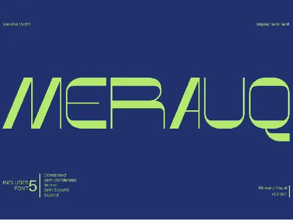 Merauq - Demo Version font