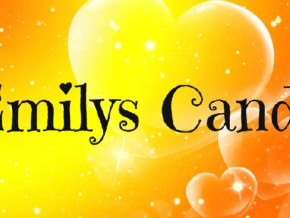 Emilys Candy font