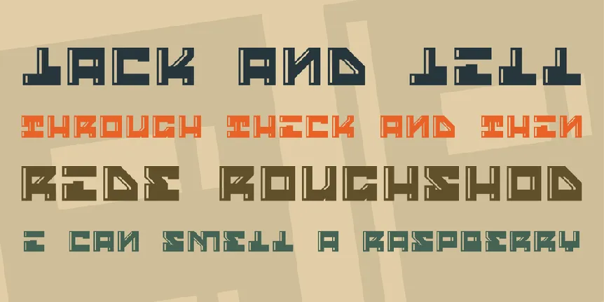 Street Robot Inline font