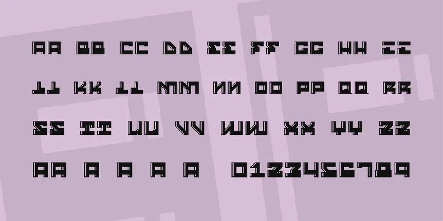 Street Robot Inline font