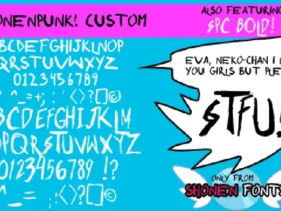 Shonen Punk! font