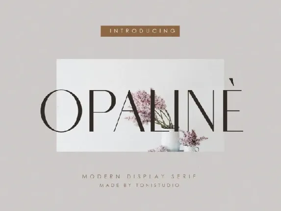 Opaline font