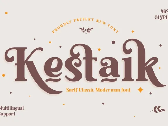 Kestaik font