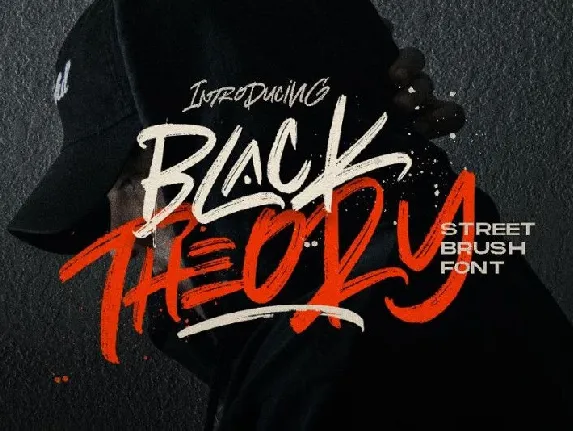 Black Theory Urban Brush font