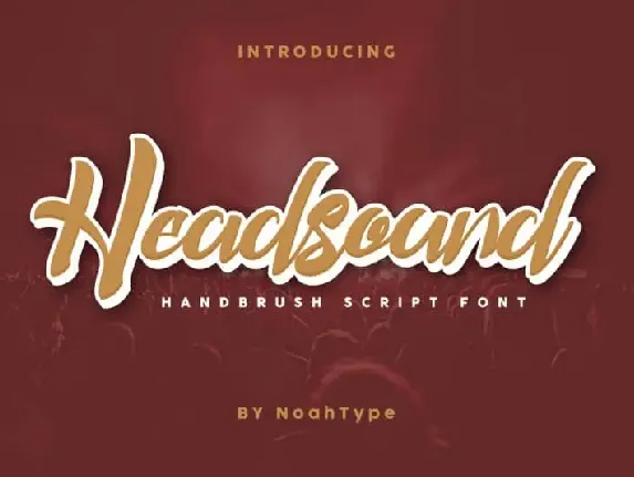 Headsound Brush font