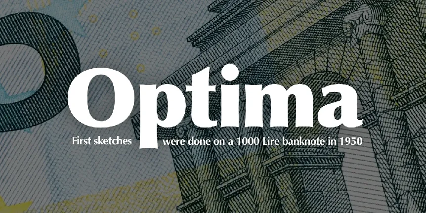 Optima font