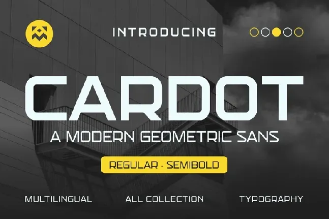 Cardot font