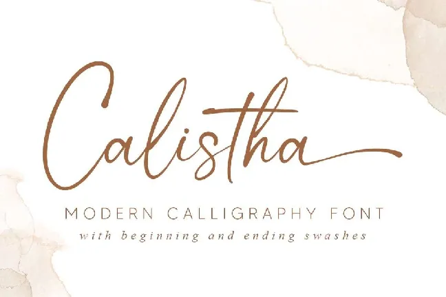 Calistha font