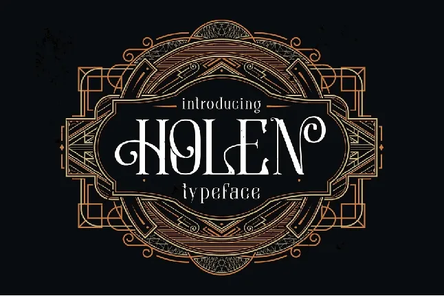 Holen font