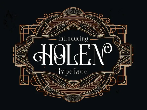 Holen font