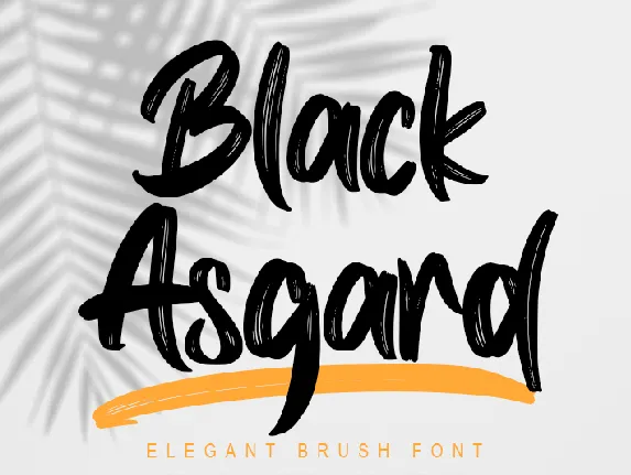 Black Asgard - Personal use font