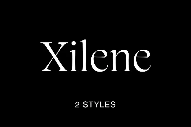 Xilene font