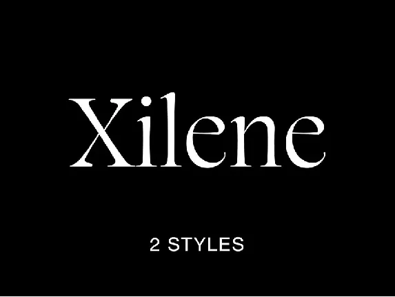 Xilene font