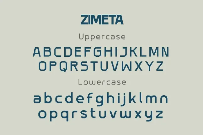 ZIMETA font