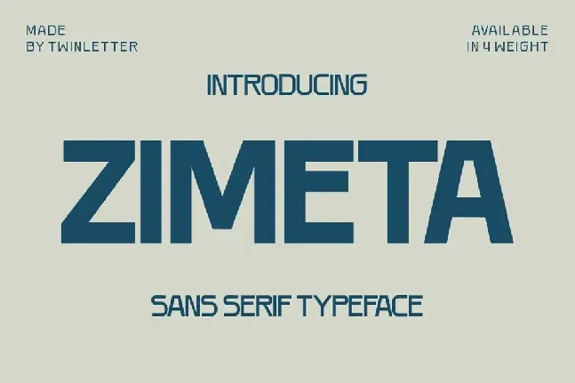 ZIMETA font