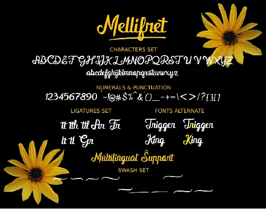 Mellifret font