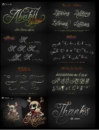 Ababil Script DEMO font