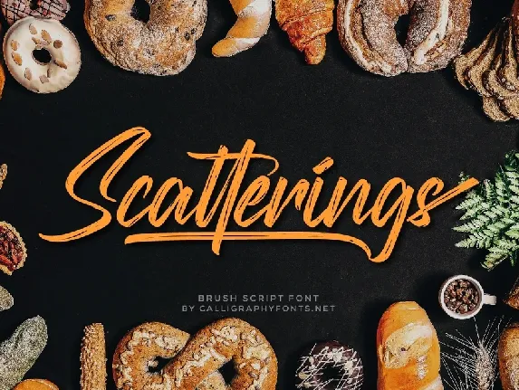 Scatterings font