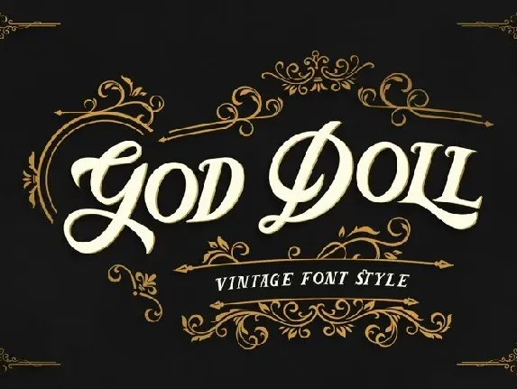 God Doll font