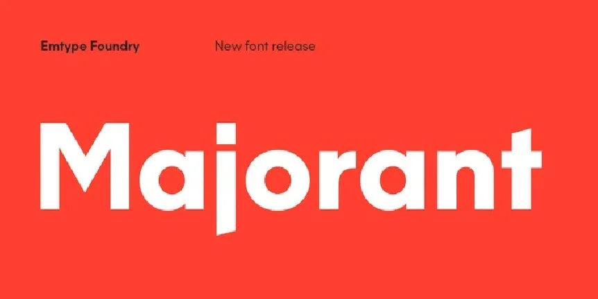 Majorant Family font