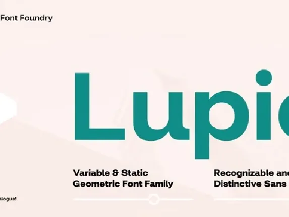 Lupio Family font