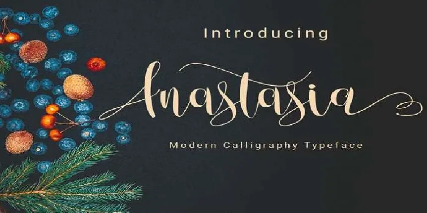 Anastasia Script font