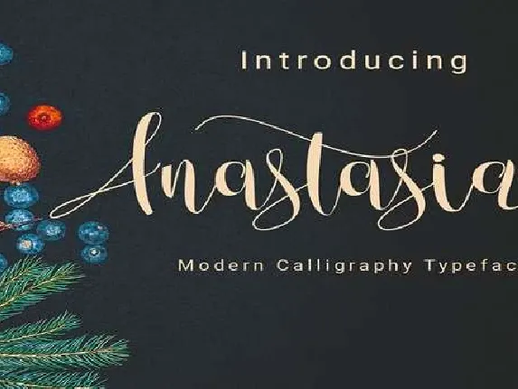 Anastasia Script font