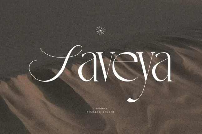 Saveya font