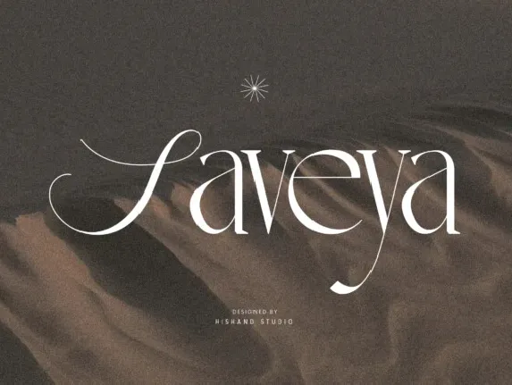 Saveya font