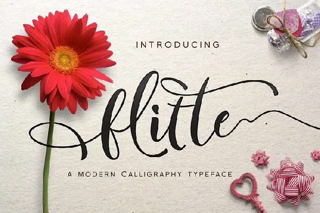 Flitte Script font