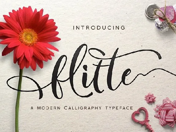 Flitte Script font