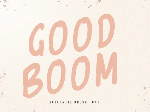 GoodBoom font