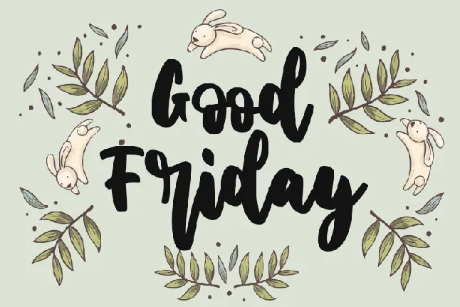 Good Friday - Personal Use font