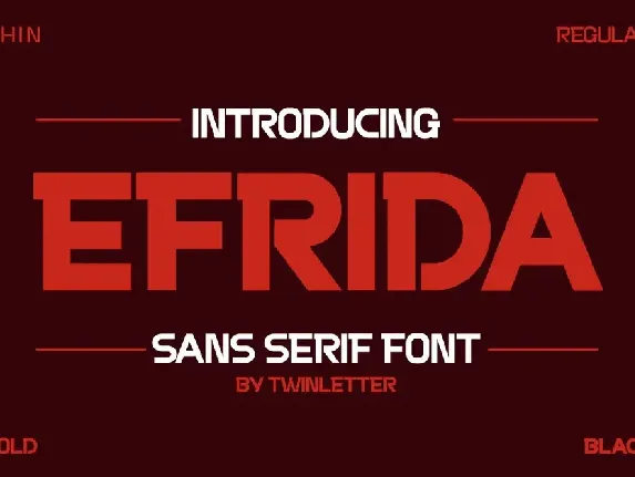 EFRIDA font