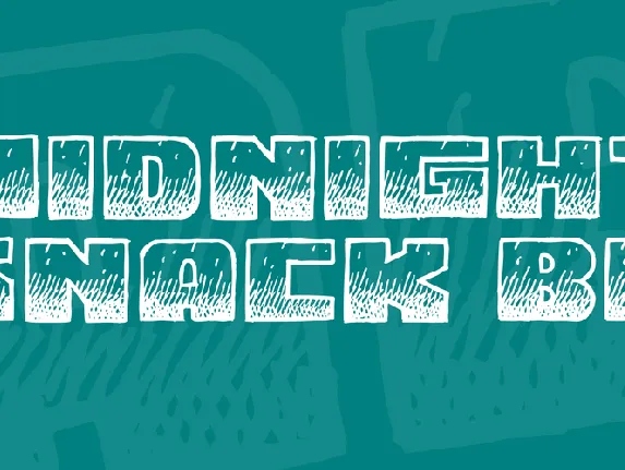 Midnight Snack BB font