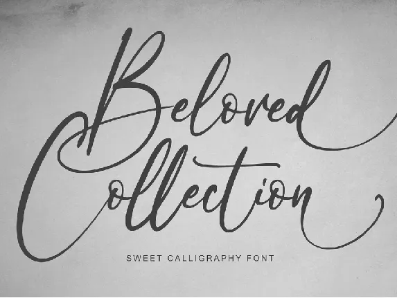 Beloved Collection font