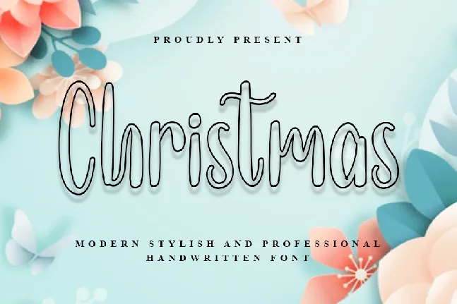 Christmas Display Typeface font