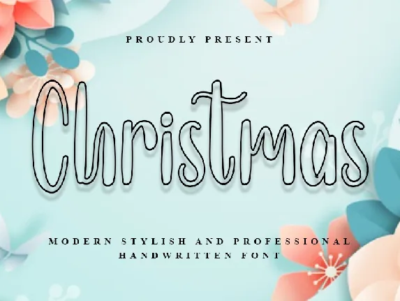 Christmas Display Typeface font