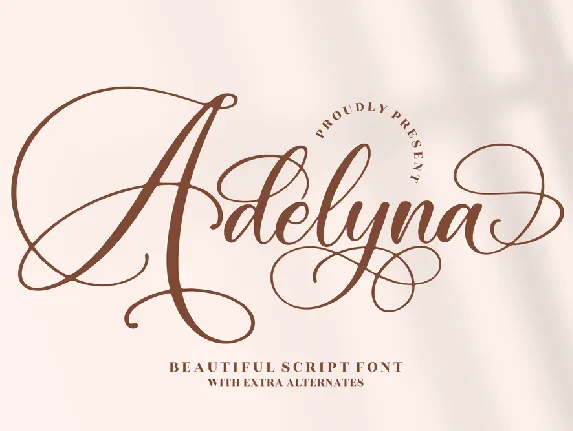 Adelyna font