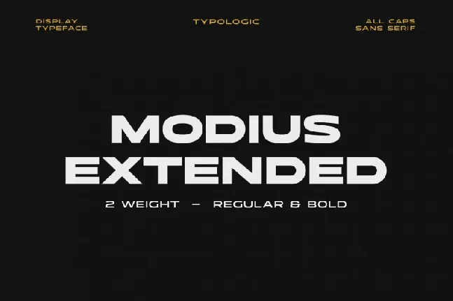 Modius Extended font