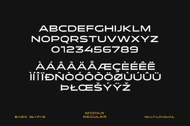 Modius Extended font