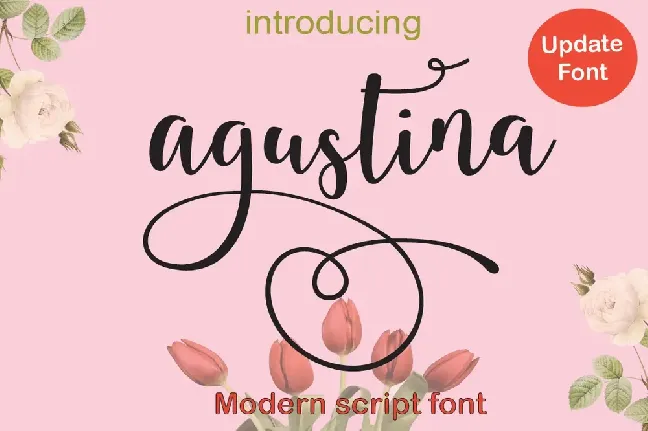 Agustina Script font