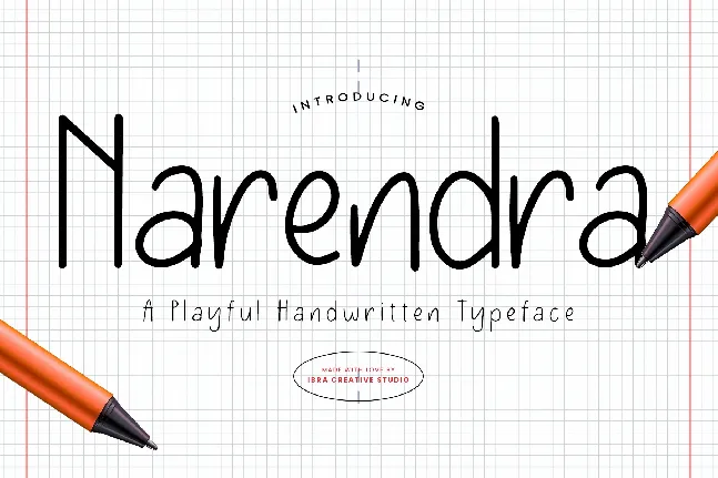 Narendra Personal Use font