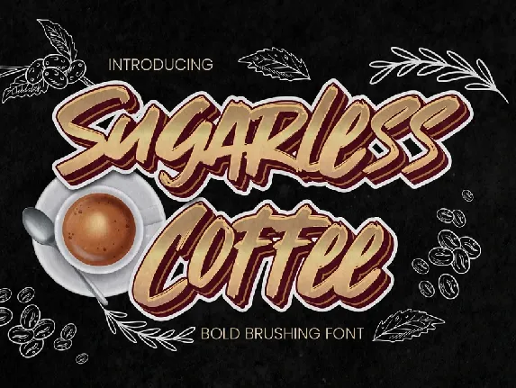 Sugarless Coffee font