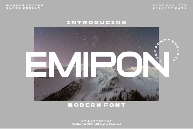 Emipon font