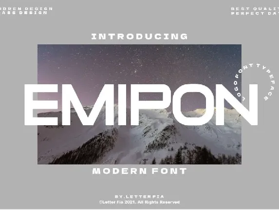 Emipon font