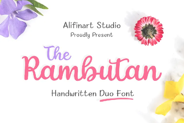 The Rambutan font