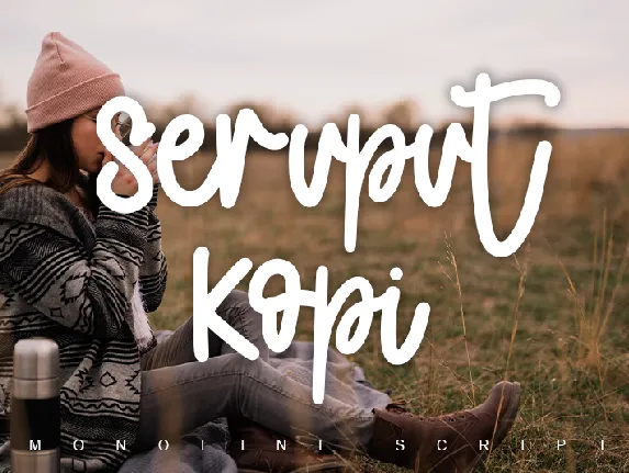 Seruput Kopi - personal use font