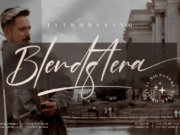 Blendstera font